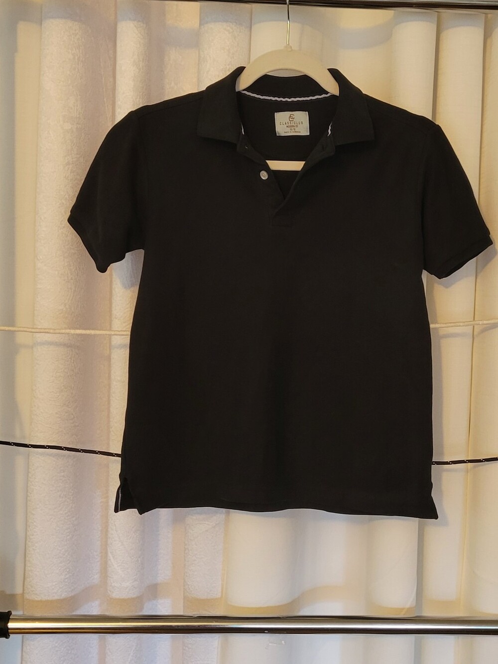 Class Club Black Youth Polo Shirt